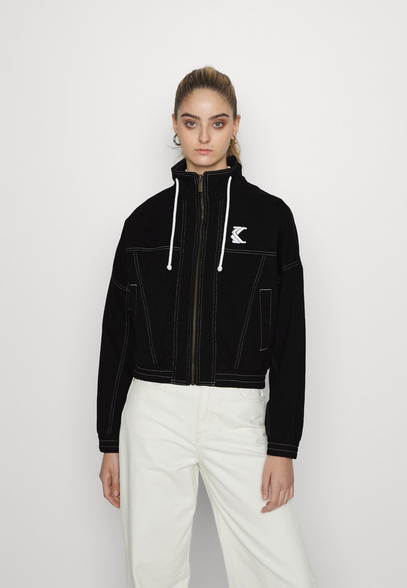 Karl Kani JACKET - Casaco de ganga - black