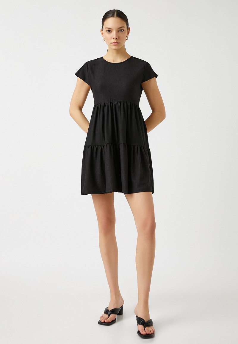 Koton Jerseyjurk zwart Koton Jerseyjurk zwart