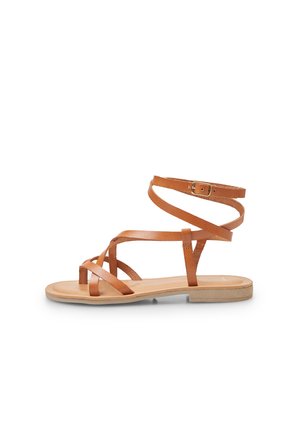 Sandali con cinturino - marrone
