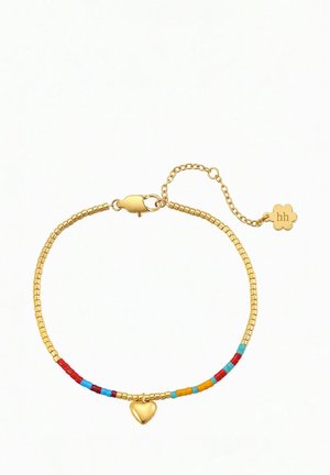 Hey Happiness, SUMMER BEAD HEART - Bracelet - gold-coloured
