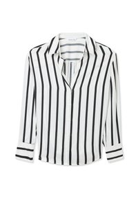 Terranova AMPIA IN RASO A RIGHE - Camicia - bianco lana