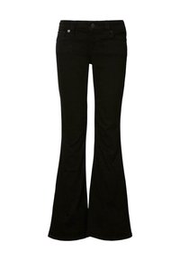 JOEY LOW RISE - Šiek tiek platėjantys apačioje džinsai - black