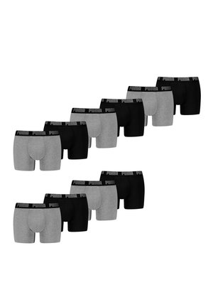 EVERYDAY 10ER PACK - Boxer Briefs - black   grey melange