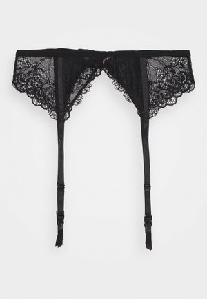 Bremorou 4er Set Strumpfhalter Für Damen - Verstellbare Oberschenkelbänder In Schwarz