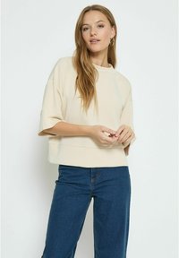 DICETTE HALF SLEEVE - Pamata T-krekls - sandshell