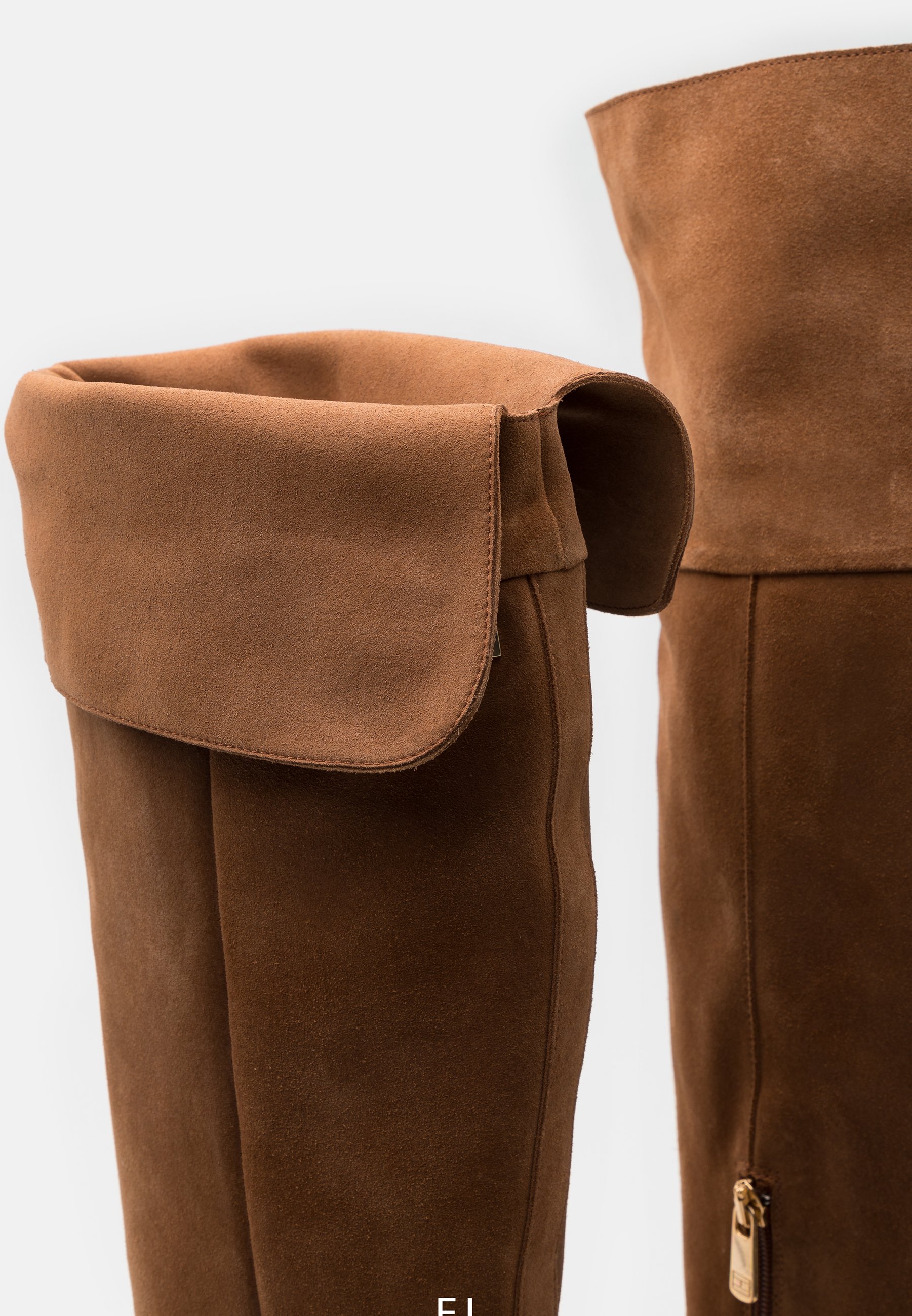 MODERN BOOT Laarzen met hoge hak natural cognac MODERN BOOT Laarzen met hoge hak natural cognac