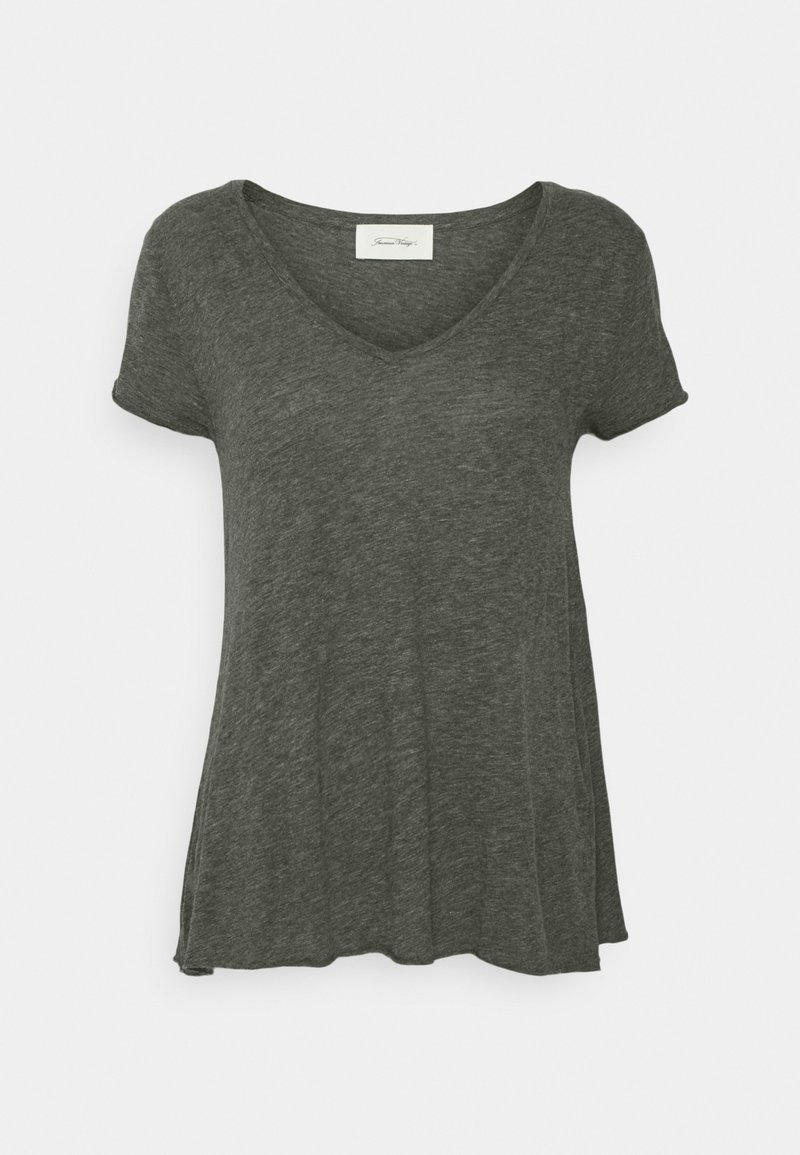 Damen T-Shirts | American Vintage T-Shirt basic anthracite chine/dunkelgrau - FE47004 Damen T-Shirts | American Vintage T-Shirt basic anthracite chine/dunkelgrau - FE47004
