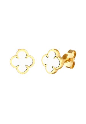 Elli LUCKY CLOVER ELEGANT - Boucles d'oreilles - weiß