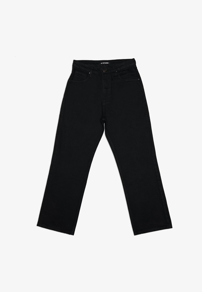 2Y Studios ADRIK BASIC WASHED - Baggy Jeans - black