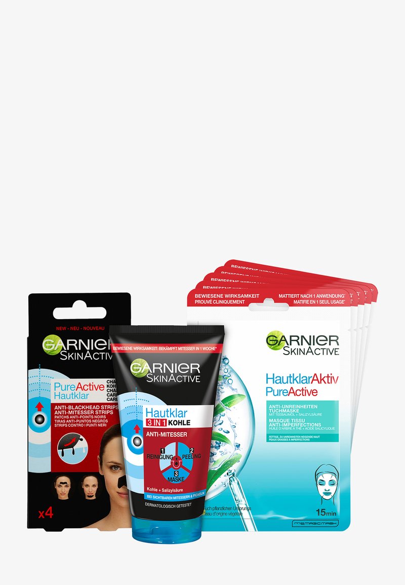 Garnier SKINACTIVE BLACKHEADS SOS SET - Skincare set