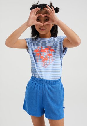 MET GLITTEROPDRUK - Print T-shirt - blue