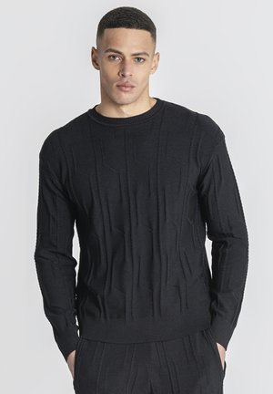 Gianni Kavanagh, GIANNI KAVANAGH SWEATS | MEN BLACK G KNIT SWEATER - Jumper - black