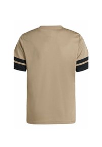 adidas Performance SQUADRA SHORT SLEEVE UNISEX - Športové tričko - blanch cargo   black   warm vanilla