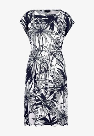 Day dress - marine gemustert
