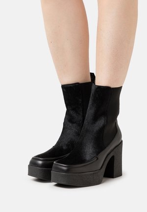 EMMET - High heeled ankle boots - black