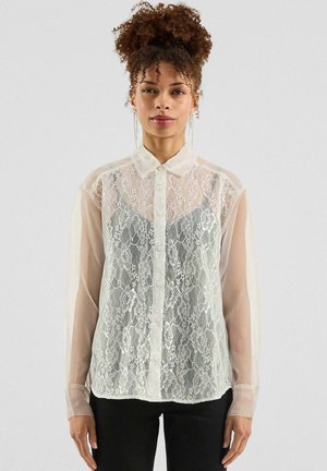 Overhemdblouse - ecru