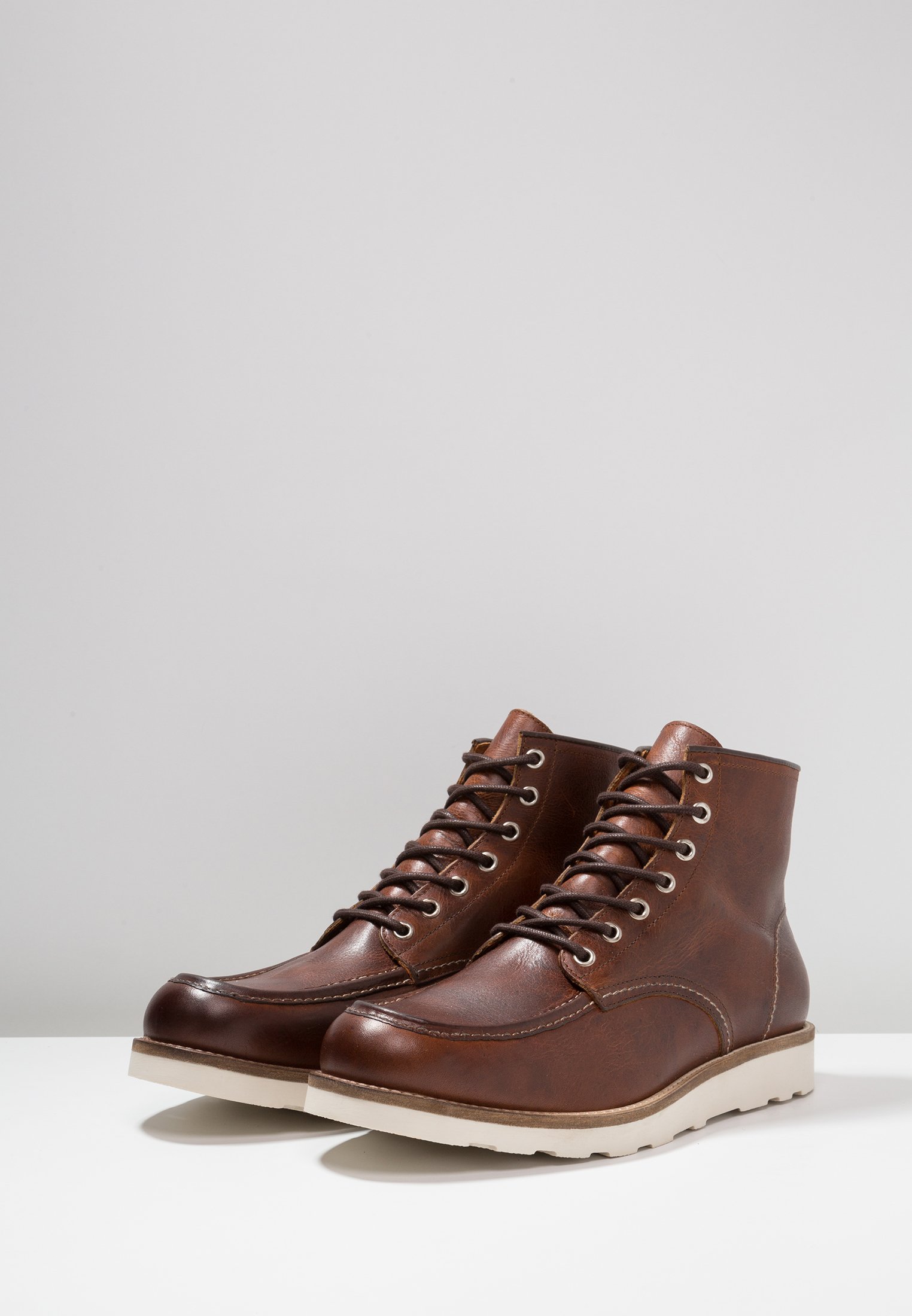 Zign Botines con cordones - cognac/marrón - Zalando.es