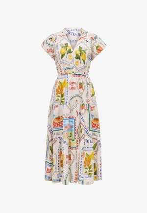 Forever New JACQUELINE PUFF SLEEVE TIERED MIDI - Cocktailkjole / festkjole - multi-coloured