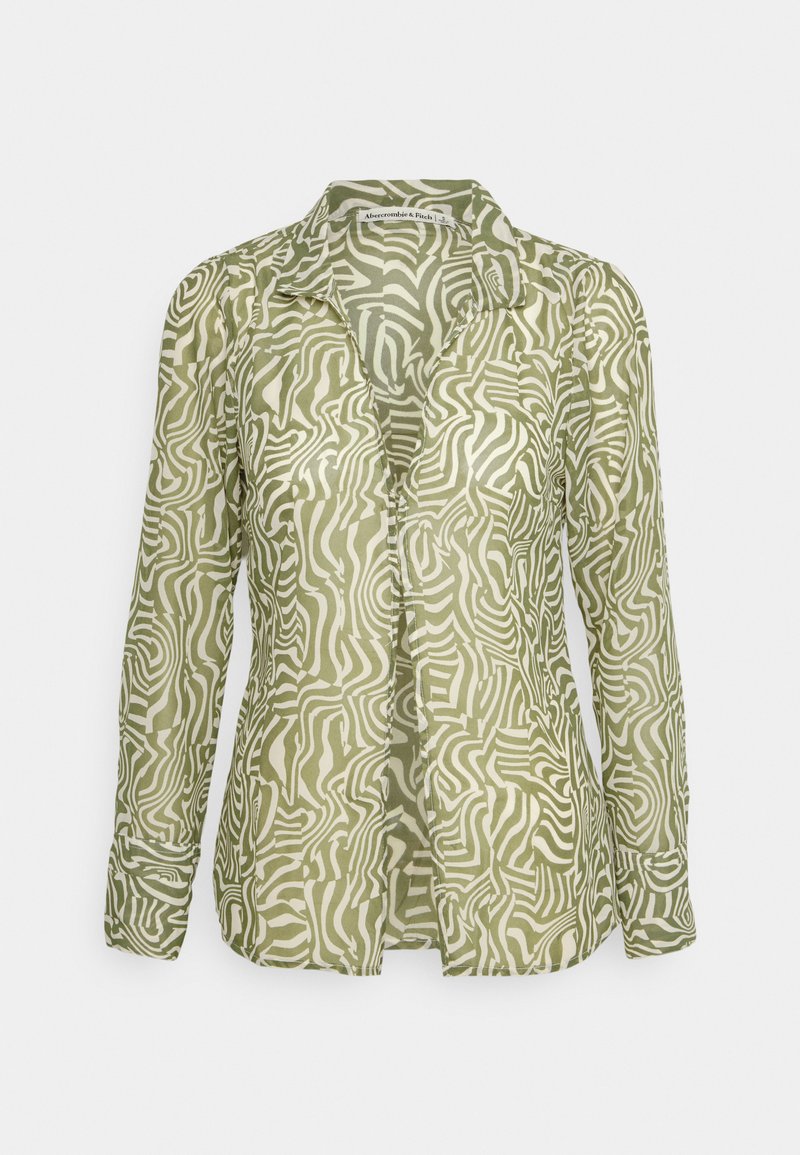 Abercrombie & Fitch Overhemdblouse groen Abercrombie & Fitch Overhemdblouse groen