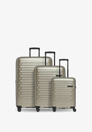 COLLECTION THE THREE SET 3-TEILIG MIT DEHNFALTE - Juego de maletas - champaign-metallic