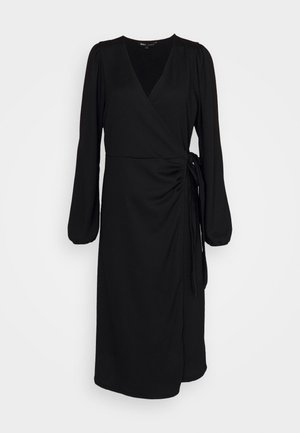 ONLY Tall ONLMERLE WRAP MIDI DRESS  - Φόρεμα ημέρας - black