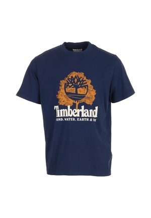 Timberland, WWES SS FRONT GRAPHIC T - T-shirt con stampa - navy