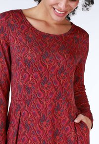 Lykka du Nord EPONIE - Jerseykleid - dark grape