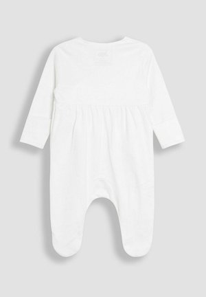 JoJo Maman Bébé REGULAR FIT - CROSS-OVER - Overal na spanie - white