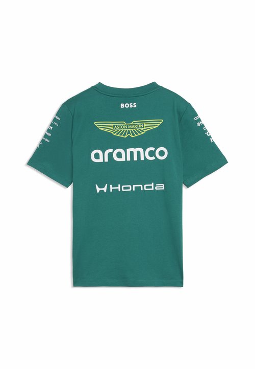 PUMA X ASTON MARTIN ARAMCO F1® TEAM REPLICA T-SHIRT UNISEX - Print T-shirt - green lux — foto 5