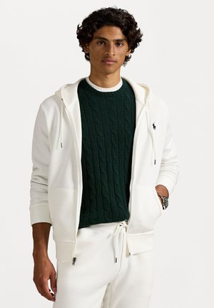 FULL ZIP HOODIE - Mikina so zipsom - white