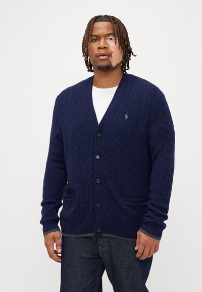 Polo Ralph Lauren Big & Tall LONG SLEEVE CARDIGAN - Cardigan - navy