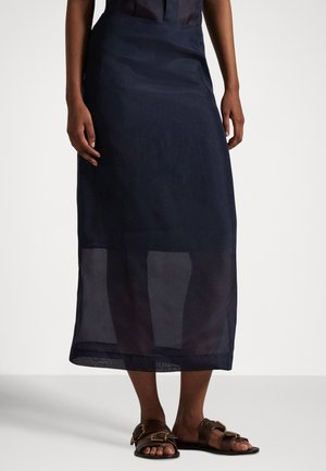 SILK ORGANZA SKIRT - Fustă tip creion - atlantic