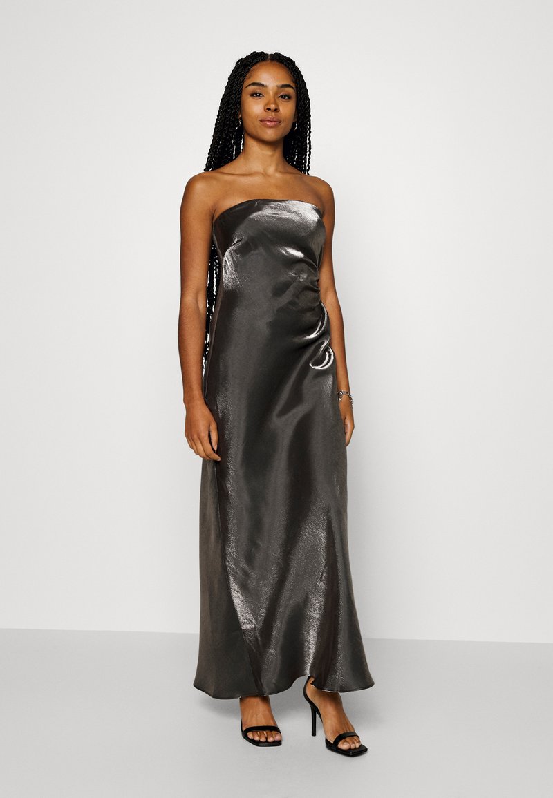 Forever New Petite ASHTON STRAPLESS DRESS - Gallakjole - gunmetal