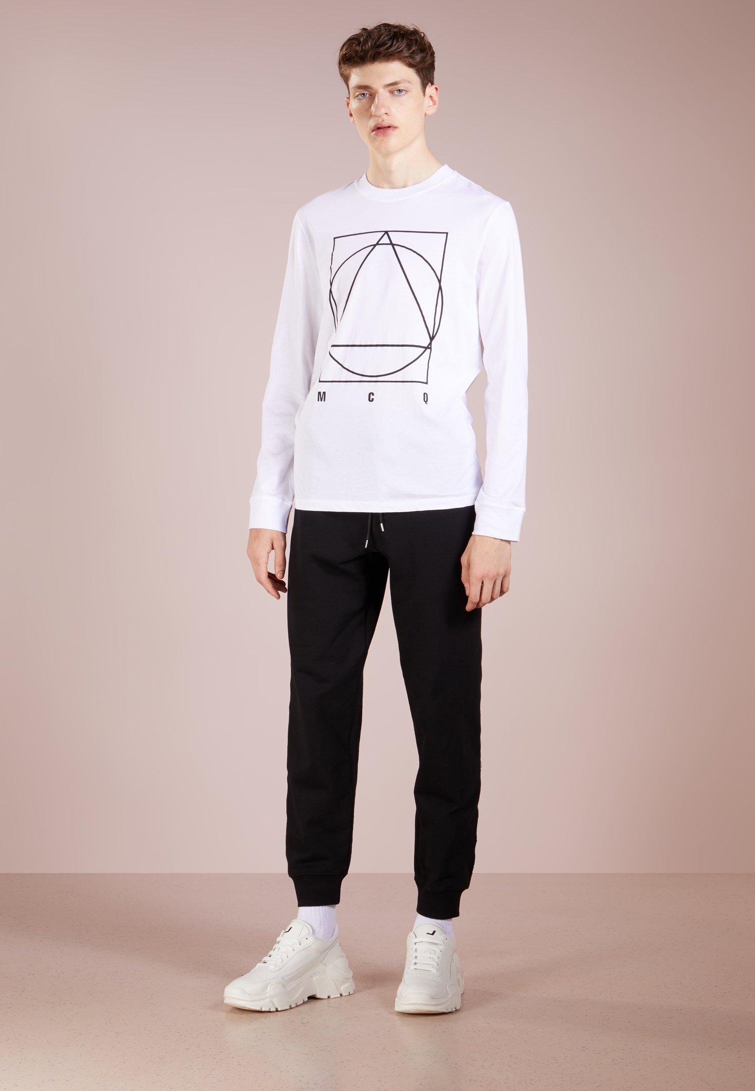 McQ Alexander McQueen CREW TEE - Maglietta a manica lunga - optic  white/bianco - Zalando.it