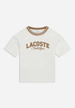 Lacoste, TEE - T-Shirt print - farine