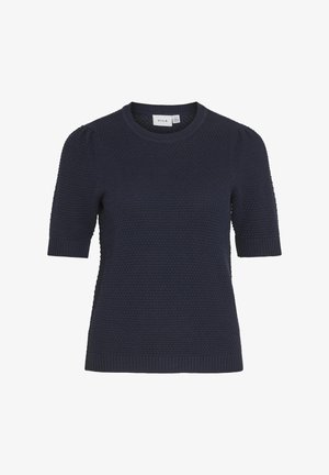 VILA T-shirt basique - navy blazer