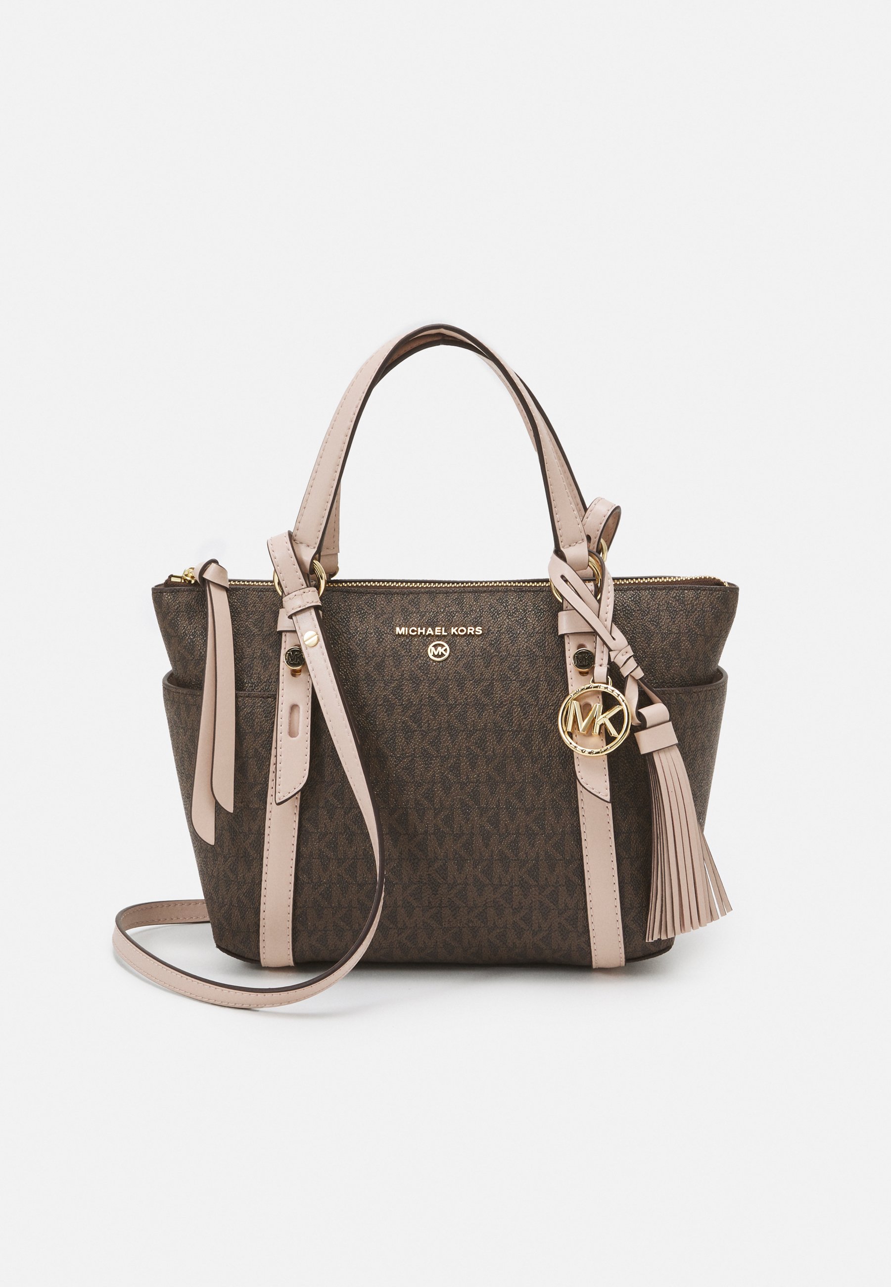 MICHAEL Michael Kors SULLIVAN TOTE - Handbag - brown/soft pink/brown -  