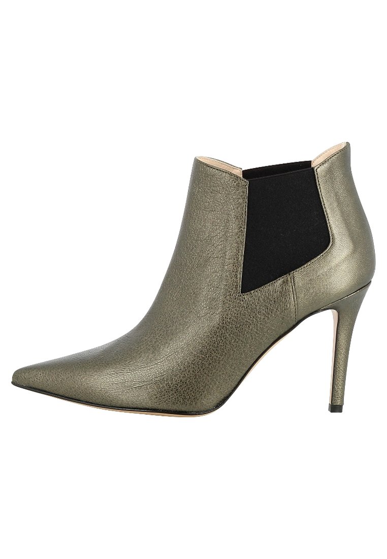 Evita NATALIA - Botines de tacón - gold-coloured/dorado - Zalando.es