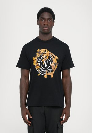 EMBLEM BAROQUE - T-shirt imprimé - black/gold-colored
