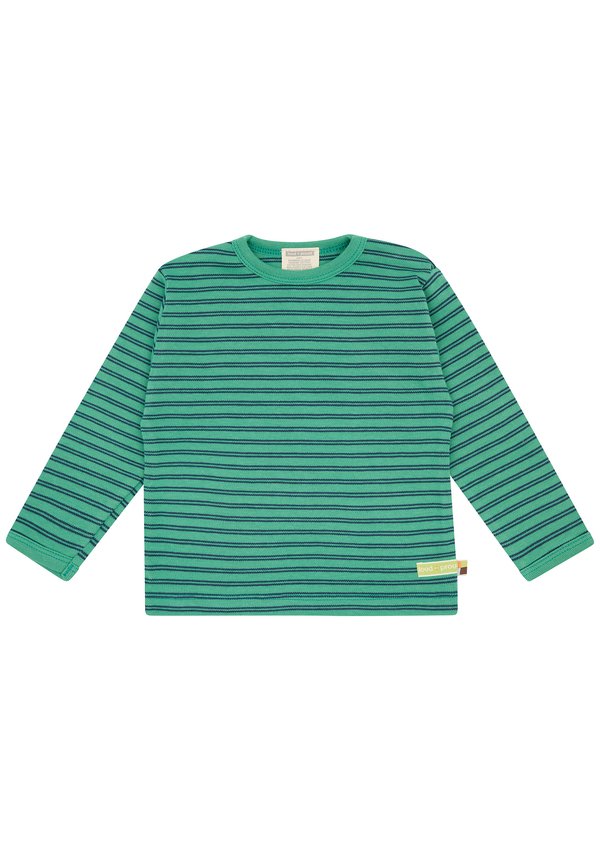 SHIRT LANGARM GESTREIFT - Strickpullover - plant