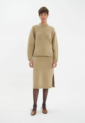 Pullover - light camel