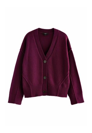 Next SOFT TOUCH SEAM DETAIL  - Adīta jaka - berry red