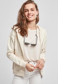 Urban Classics TERRY ZIP - Felpa con zip - beige