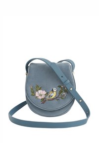 BLUE TIT SADDLE - Taška cez plece - blue