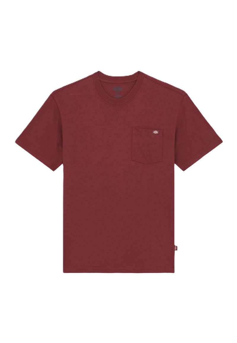 Dickies T-shirt basic donkerrood