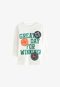 Unausgewählt, white badges