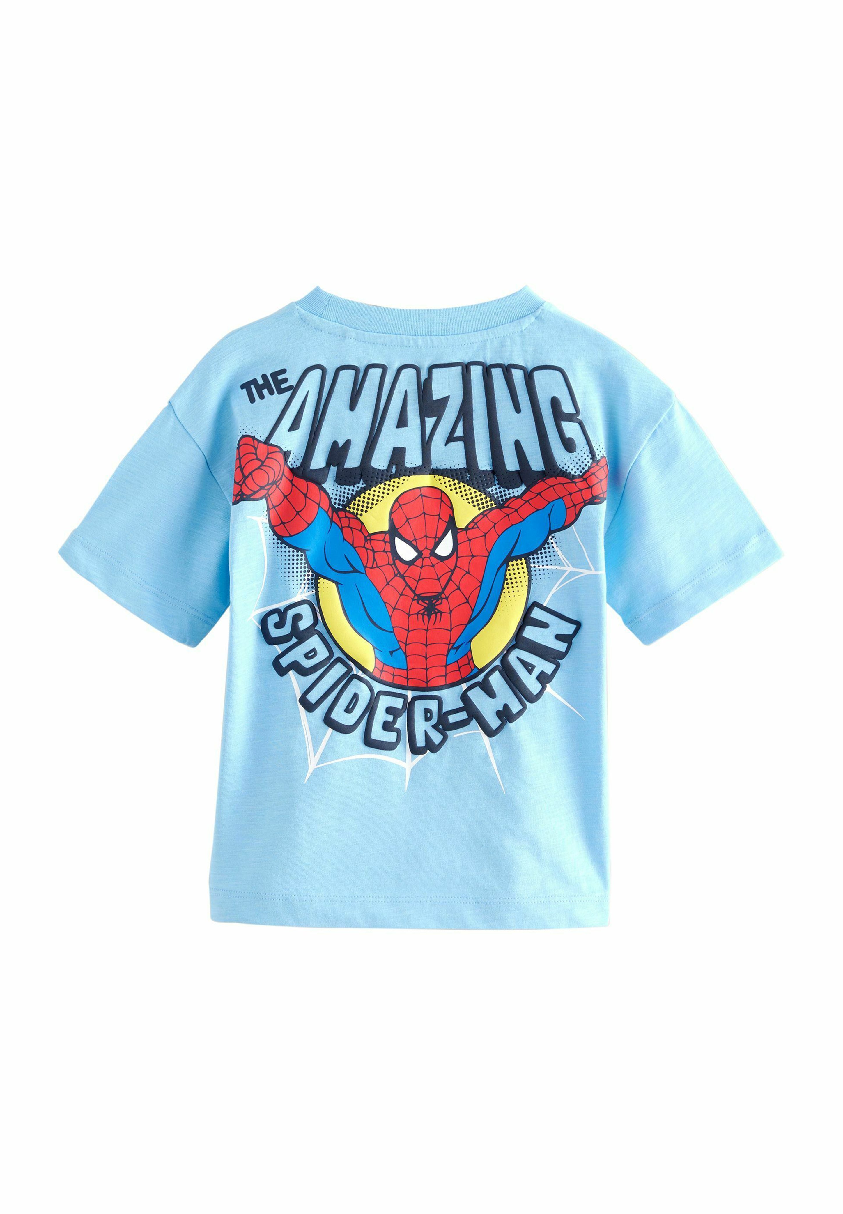 Next SPIDER-MAN SHORT SLEEVE - Print T-shirt - blue - Zalando