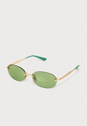 Occhiali da sole - gold-coloured/green