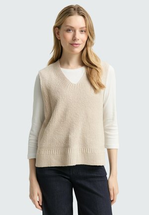 T-shirt basique - sand stone beige melange