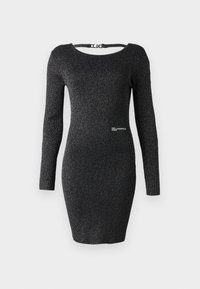 GLITTER DRESS - Cocktailkjole - black